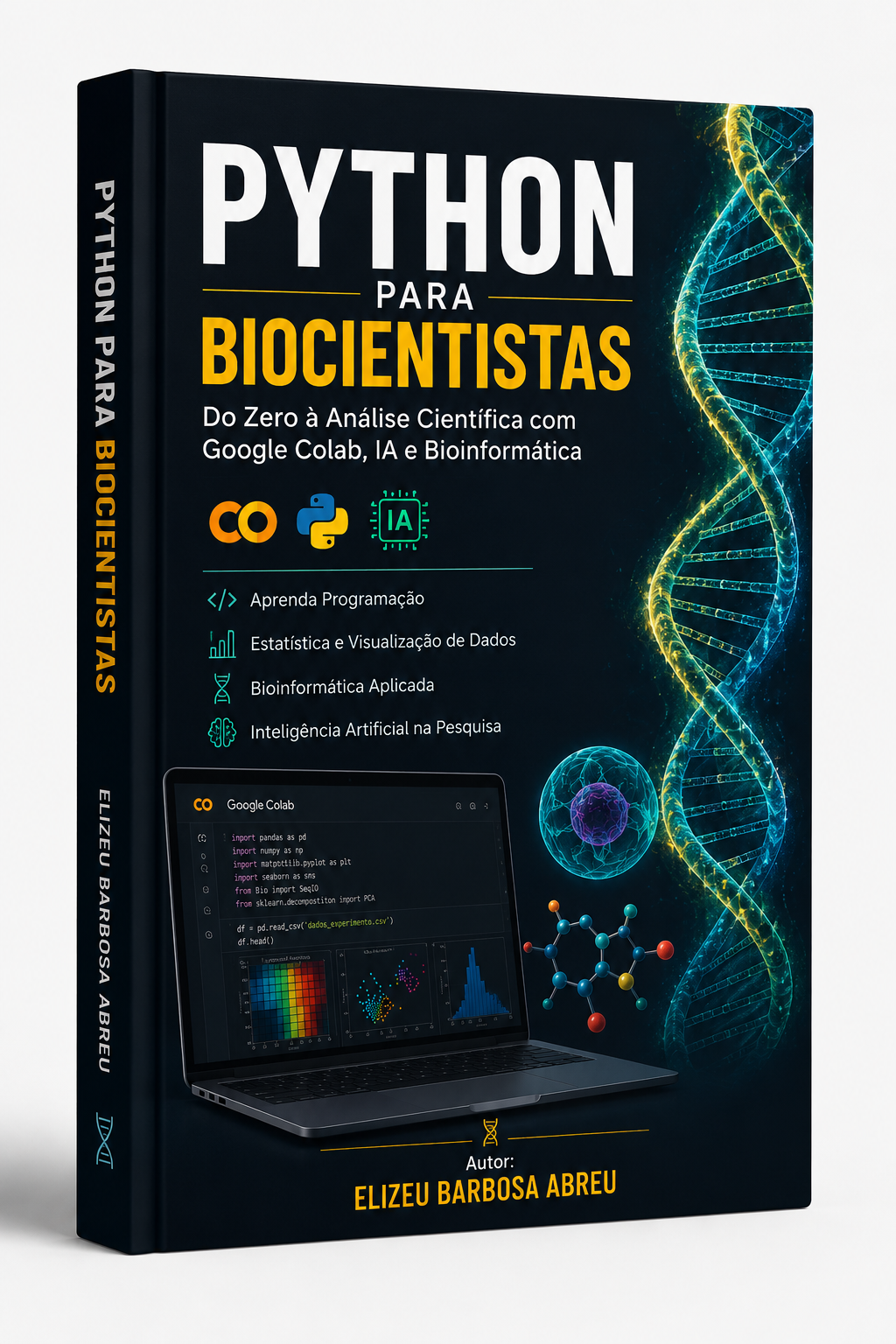 Python para Biocientistas - Capa do E-book